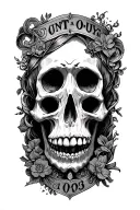 ouija tattoo design idea