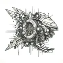 Cyberpunk 2077 tattoo design idea