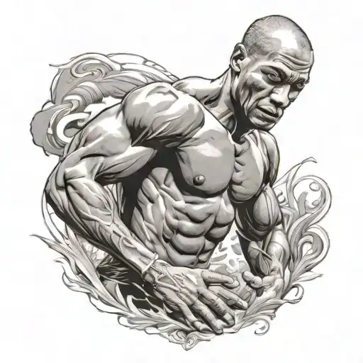 David Goggins tattoo design idea