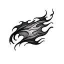 Filler Flames tattoo design idea