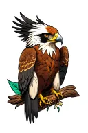 Philippine eagle tattoo design idea