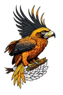 Philippine eagle tattoo design idea