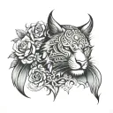 1111 tattoo design idea