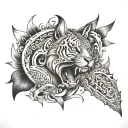 1111 tattoo design idea