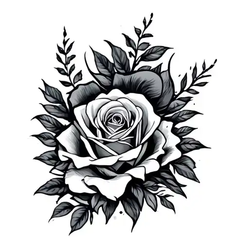 rip dad memorial tattoo design idea