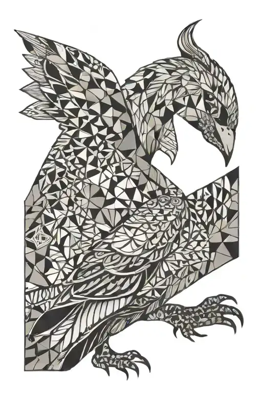 Silly goose tattoo design idea