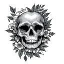 Fuck Love tattoo design idea