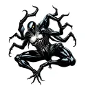 Symbiote tattoo design idea