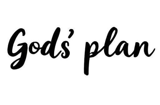 "Gods plan" tattoo design idea
