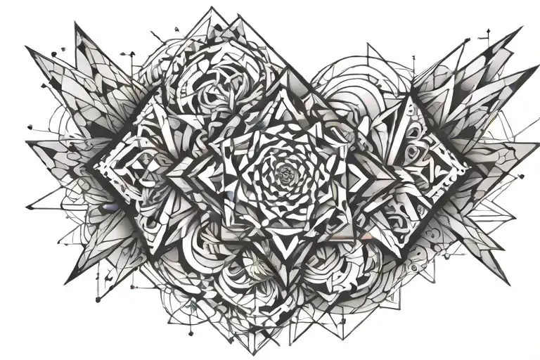 love pain tattoo design idea