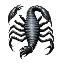3d Scorpion tattoo design idea