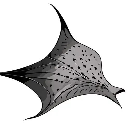 eagle ray tattoo design idea