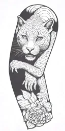 meditation tattoo design idea