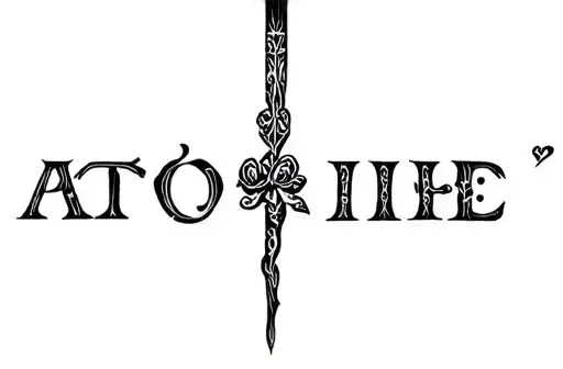 "Thumb towards" tattoo design idea