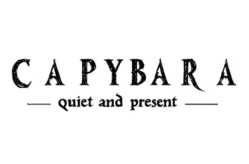 "Capybara - quiet and present" tattoo design idea
