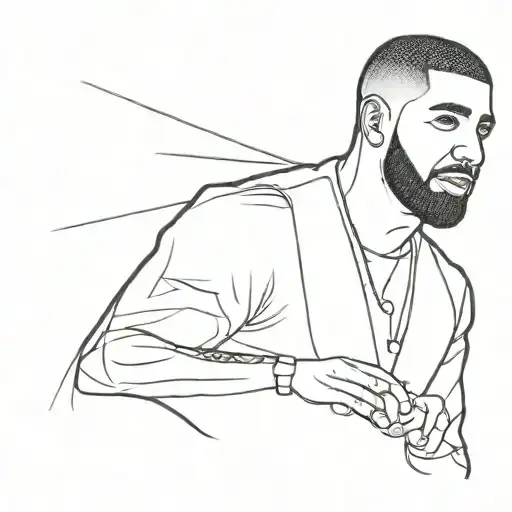 drake tattoo design idea