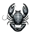 sailor tatoo inspired crayfish tattoo design idea