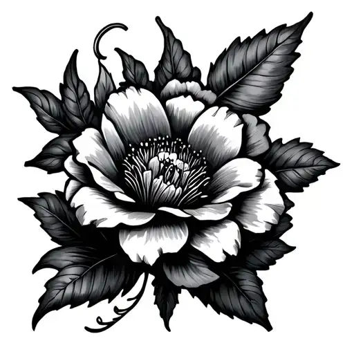 the Floral of the Kintsug tattoo design idea