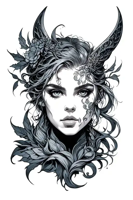 jormungander tattoo design idea