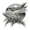 Dune Grass tattoo design idea