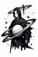 Itachi Uchiha, Solar System, concept tattoo tattoo design idea