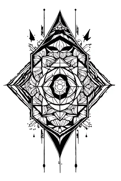 Alchemist, adaptability, certainty, symbolism, geometrIc, japanese tattoo design idea