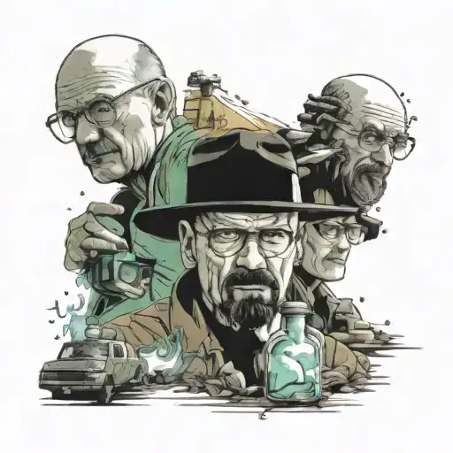 breaking bad tattoo design idea