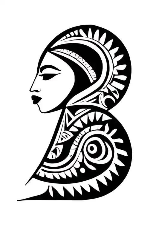 African tribal patterns tattoo design idea