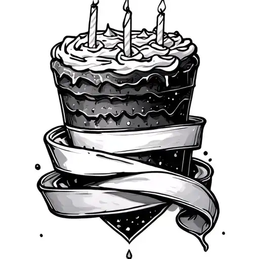 Birthday Month tattoo design idea