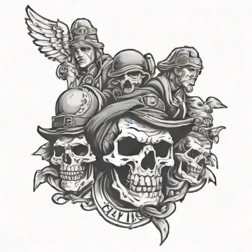 one pice,goonies tattoo design idea