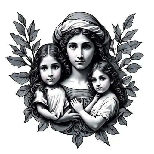 Emmanuel family protector  tattoo design idea