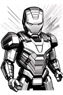 ironman legos tattoo design idea