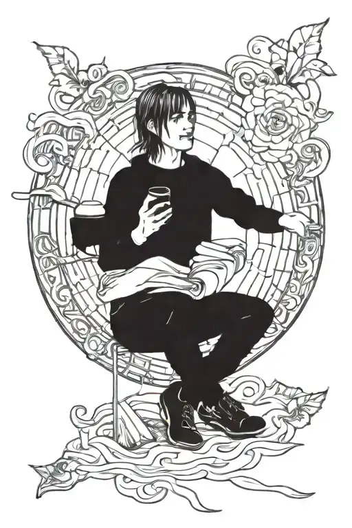 eternal sunshine spottless my mind body soul tattoo design idea