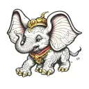 dumbo tattoo design idea
