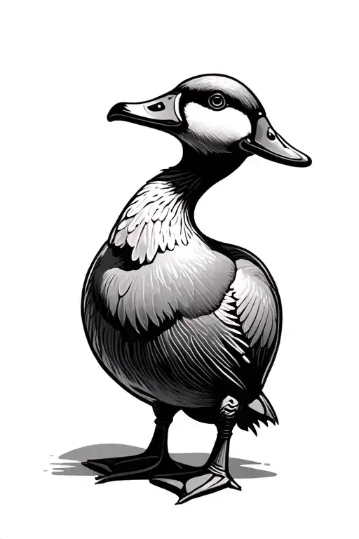 silly goose juice tattoo design idea