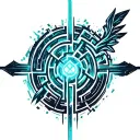 Narrow Maze Dota 2 tattoo design idea