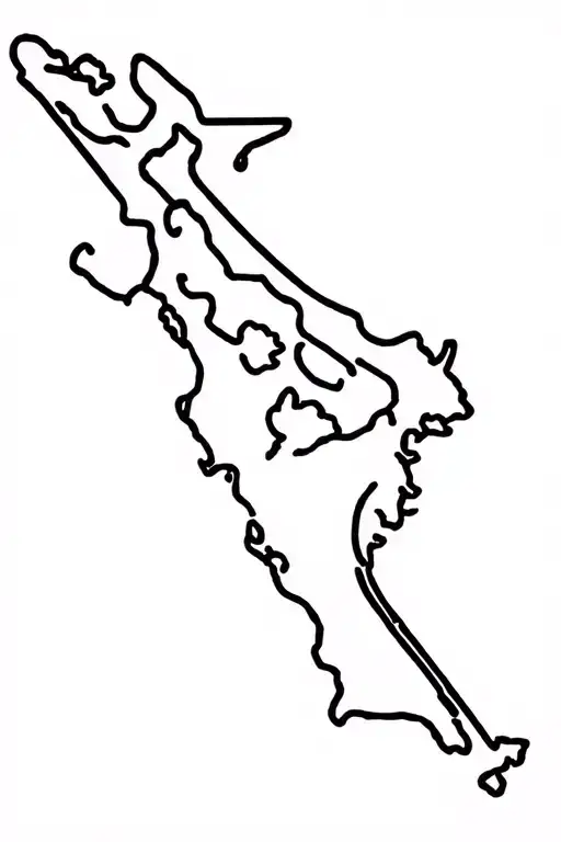 provide me with a tattoo that has Hispaniola Dominican republic and hatti outlined and also incorporates NYC values or s tattoo design idea