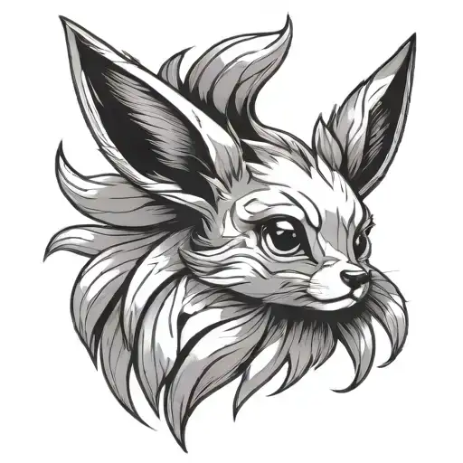 Eevee tattoo design idea