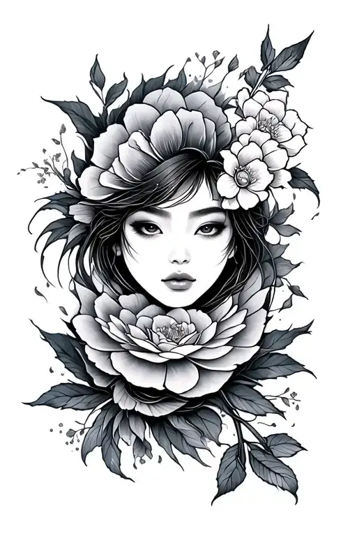 Korean tattoo design idea