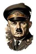 Hitler tattoo design idea