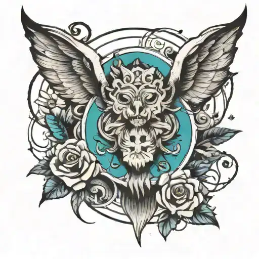 A M C tattoo design idea
