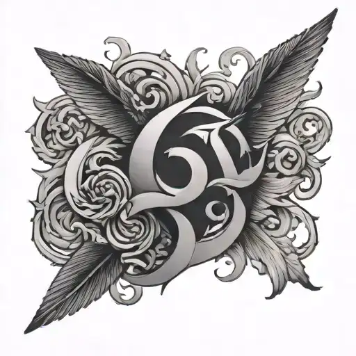 Air Sign tattoo design idea