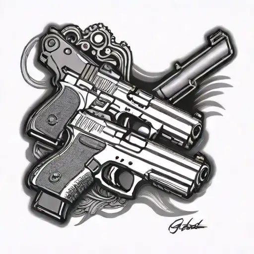 Glock tattoo design idea