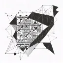 library of Babel Borges tattoo design idea