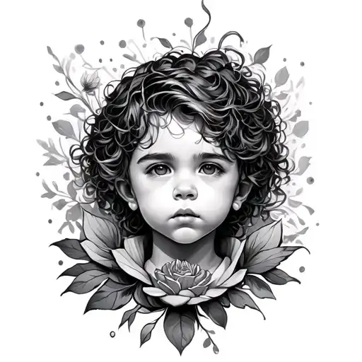 Golden Child tattoo design idea