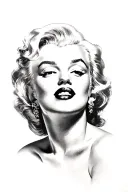 Marilyn Monroe tattoo design idea