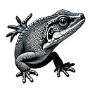 gecko tattoo design idea