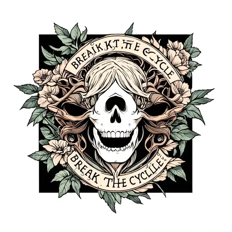 Break The Cycle tattoo design idea