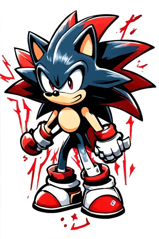Shadow 66 66+ Shadow Hedgehog Tattoo Ideas in 2026 - BlackInk AI