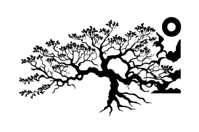 Posion Tree tattoo design idea